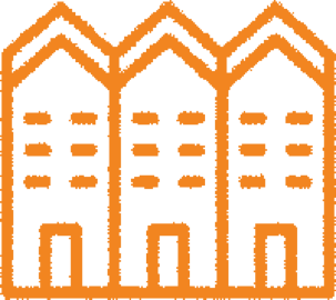 Multi Family house icon